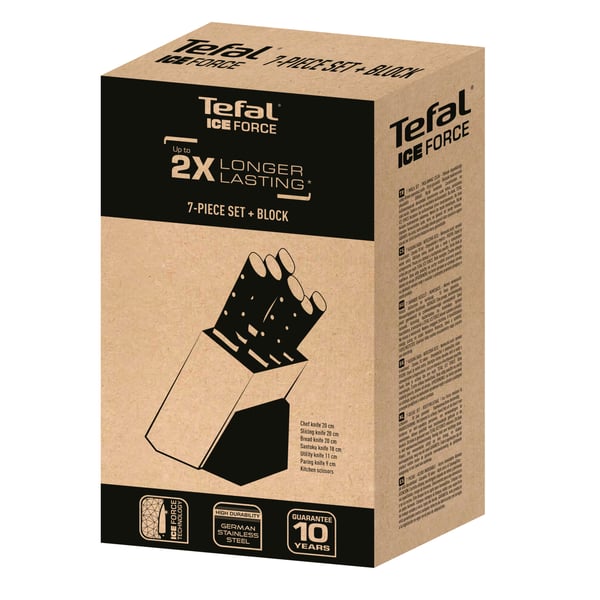 Tefal K232S7 Rustfrit stål 7 stk
