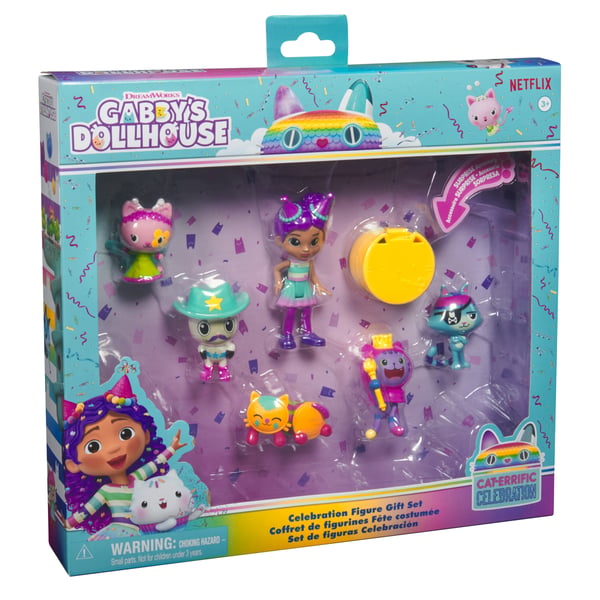 Gabby's Dollhouse Celebration Figure Gift Set