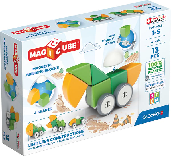 Geomag MagiCube 4 Shapes Recycled Wheels