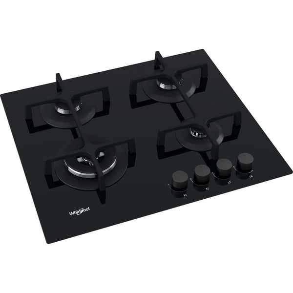 Whirlpool AKT 627/NB1 Sort Indbygget 59 cm Gaskomfur 4 zone(s)