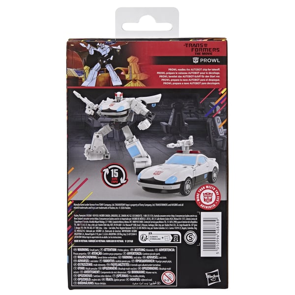 Transformers Studio Series MTMTE Collection The The Movie Deluxe Class Prowl