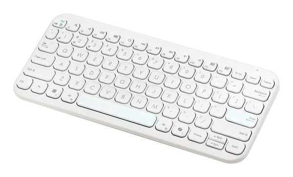 ASUS Marshmallow-tastatur KW100 Iridescent White