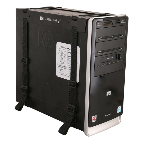 Techly ICA-CS 60 CPU-hållare Bordsmonterad CPU-hållare Svart