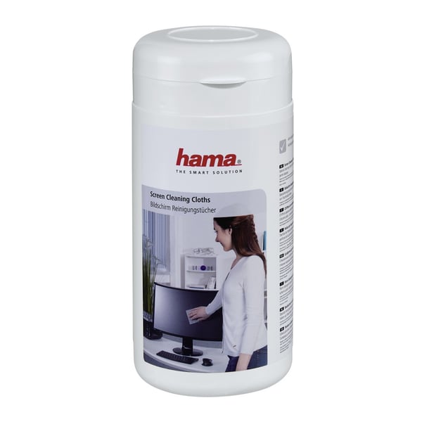 Hama 00113806 rengøringsklud Fleece Hvid 100 stk