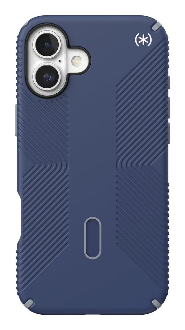 Speck Presidio2 Grip ClickLock & MagSafe til iPhone 16 Plus marineblå