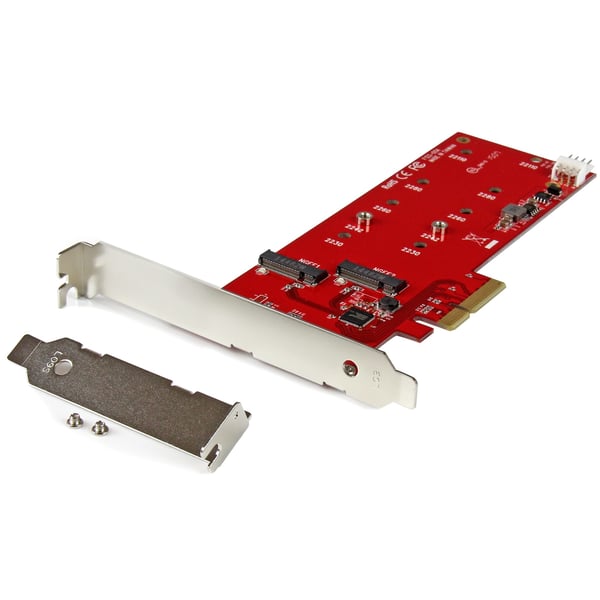 StarTech.com 2x M.2 SATA SSD-kontrollerkort - PCIe