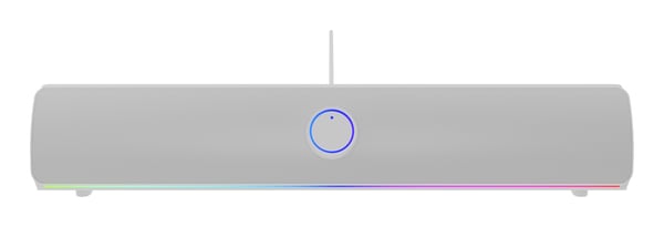 GENESIS NCS-2305 soundbar-högtalare Vit 2.0 kanaler 10 W