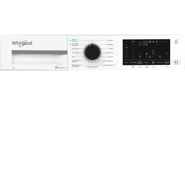 Whirlpool WAM 762WB IT vaskemaskine Front-læsning 7 kg 1200 rpm Hvid