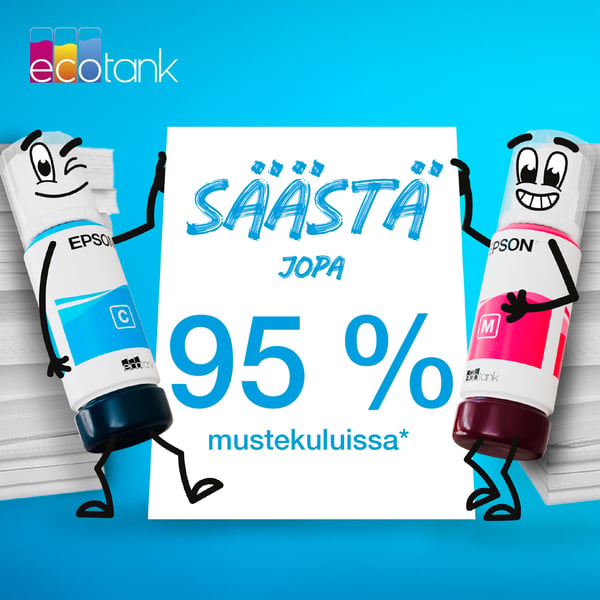 Epson 107 EcoTank -mustepullo, vaalea magenta