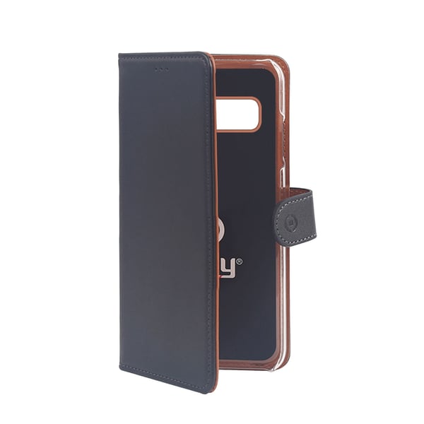Celly WALLY891 mobiltelefon etui 16,3 cm (6.4") Tegnebogsetui Sort, Brun
