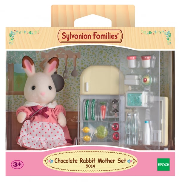 Sylvanian Families Sæt med Mor Chokoladekanin (køleskab)
