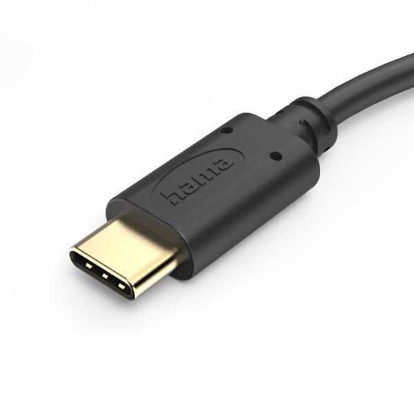 Hama 00201706 USB-kabel USB 2.0 0,5 m USB C 0,48 Gbit/sek. Sort