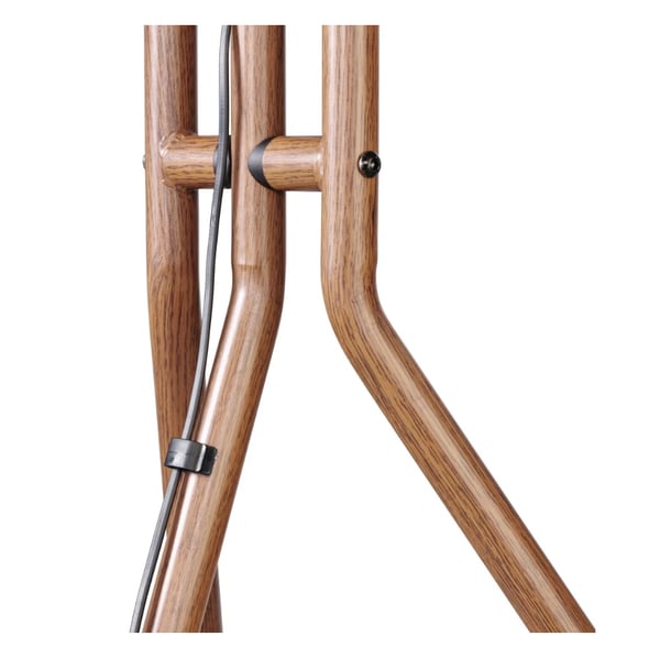 Hama Easel Design 190,5 cm (75") Musta, Saksanpähkinä