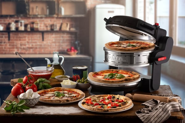 Ariete 0927/01 pitsan valmistaja & uuni 2 pitsa(a) 2300 W Musta