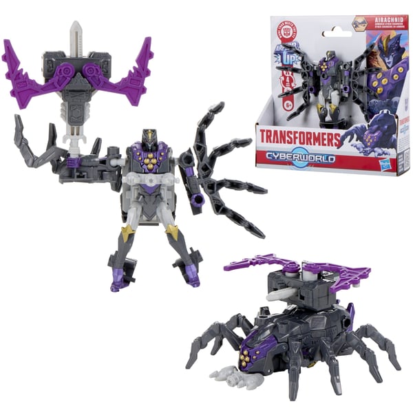 Transformers CYBERWORLD Airachnid Armored Cyber Changers