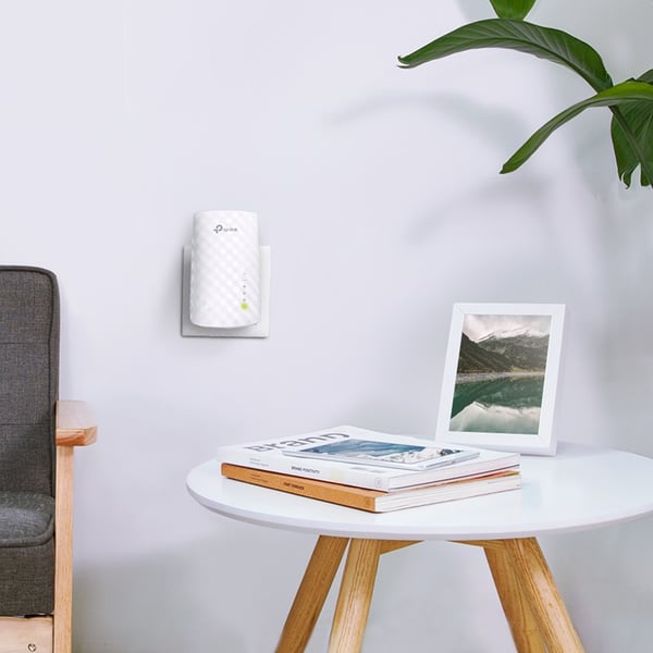TP-Link RE200 Nätverksrepeater Vit 10, 100 Mbit/s