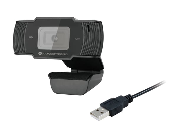 Conceptronic AMDIS05B verkkokamera 1280 x 720 pikseliä USB 2.0 Musta