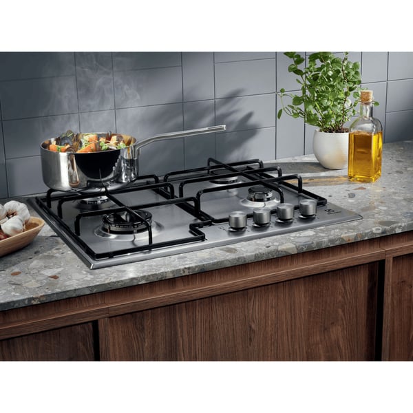 Electrolux EGS6424X Rustfrit stål Indbygget 60 cm Gaskomfur 4 zone(s)