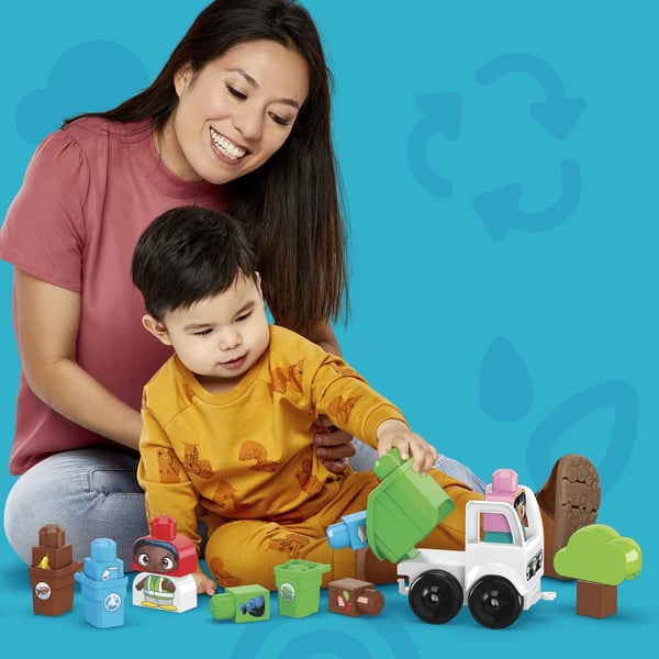 MEGA BLOKS Green Town Sort & Recycle Squad