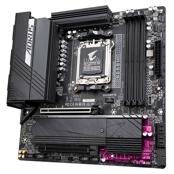 GIGABYTE B650M AORUS ELITE moderkort AMD B650 AM5-sockel ATX