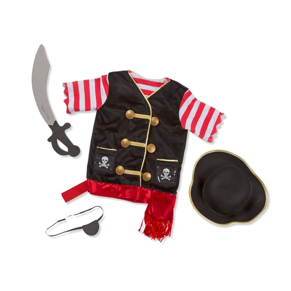 Melissa & Doug 6073487 smart kjole Smart kostume Barn Unisex Pirat 520 g