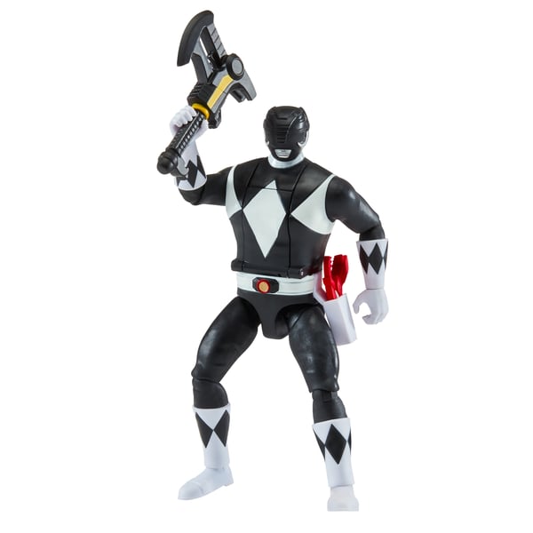 Power Rangers Auto-Morphin Actionfigure Black Ranger