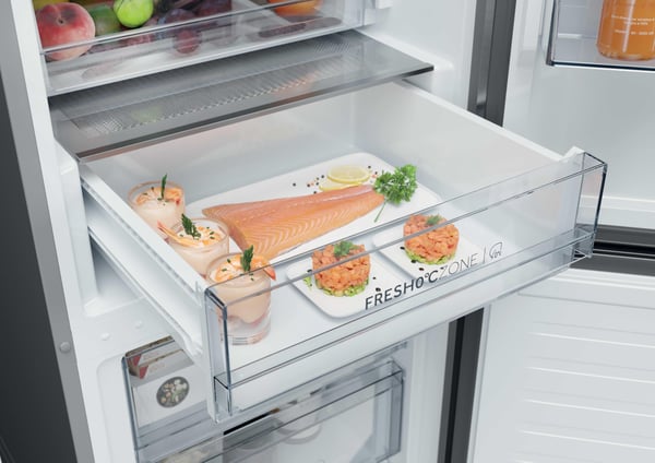 Haier HTR3620ANMP Fritstående 414 L Rustfrit stål