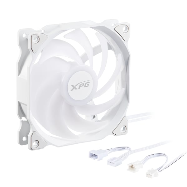 ADATA Lüfter Vento R 120 120mm ARGB PWM blæser 3 stk. hvid detail - 1.650 rpm