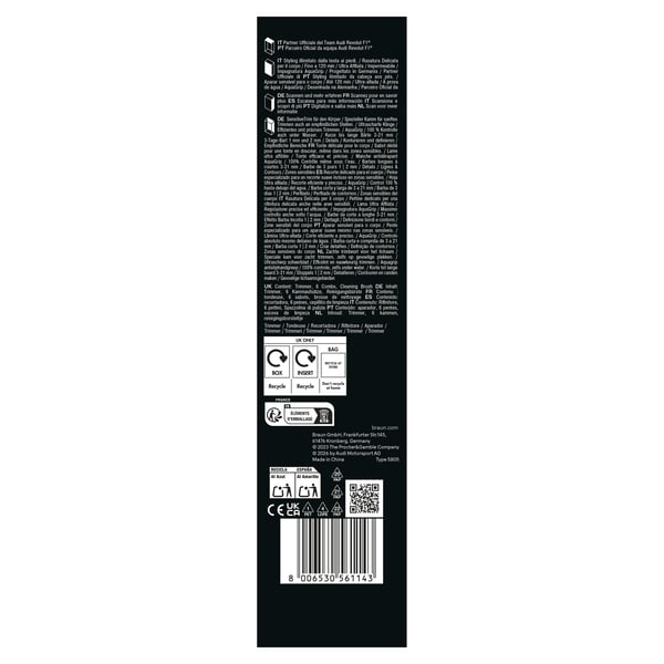 Braun AIO5520 F1 Series 5 All-in-One Style Sort 14 Lithium-Ion (Li-Ion)
