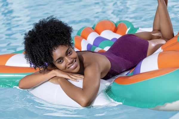 Bestway 43963 pool- och badmadrass Multifärg Mönstrad Polyvinylklorid (PVC)