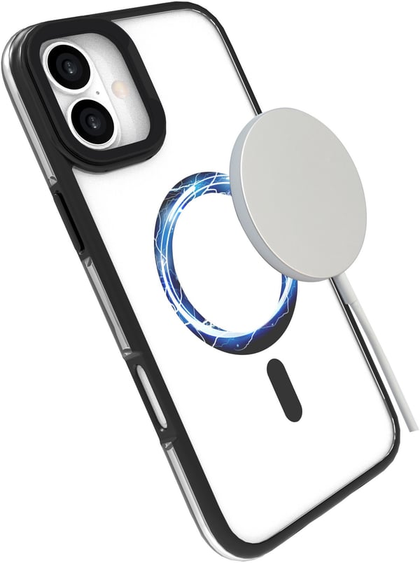 eSTUFF ES67141100 mobiltelefon etui Cover Sort, Transparent