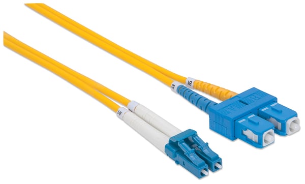 Intellinet 472050 InfiniBand och fiberoptisk kabel 3 m LC SC Gul