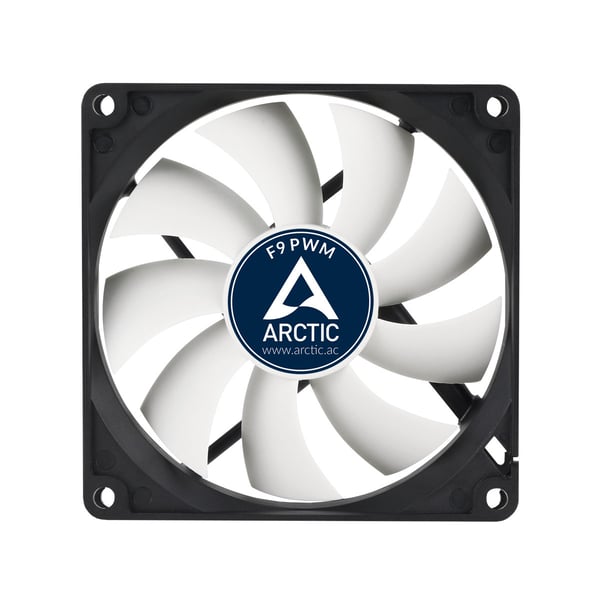 ARCTIC F9 PWM Computerkabinet Ventilator 9,2 cm Sort, Hvid