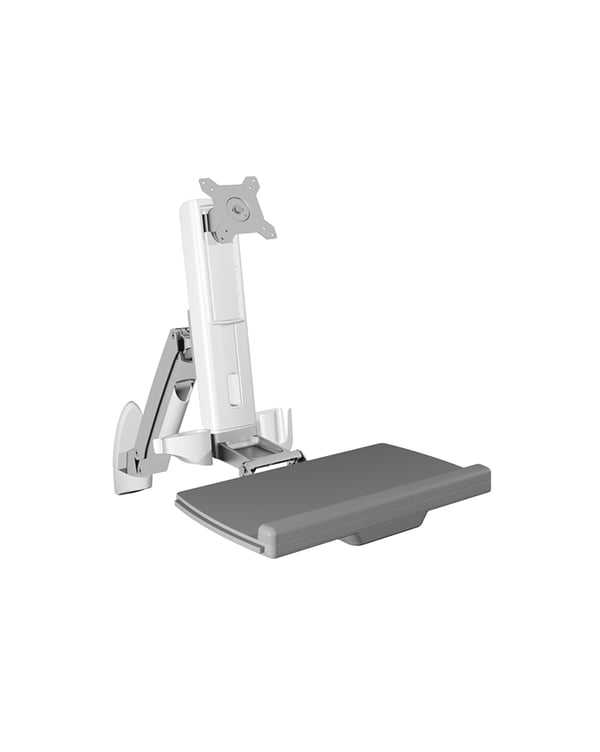 ICY BOX IB-MS600-W 61 cm (24") Vägg Grå, Silver, Vit
