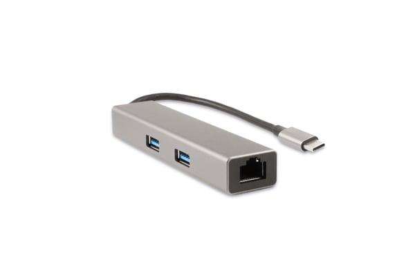 CoolBox Hub miniDOCK4 USB-C Langallinen USB 3.2 Gen 1 (3.1 Gen 1) Type-C Terästä