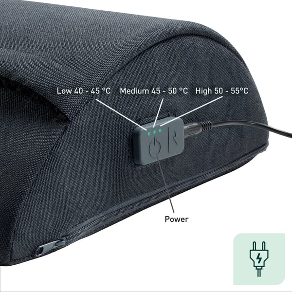 Leitz iComfi fodstøtte med varme