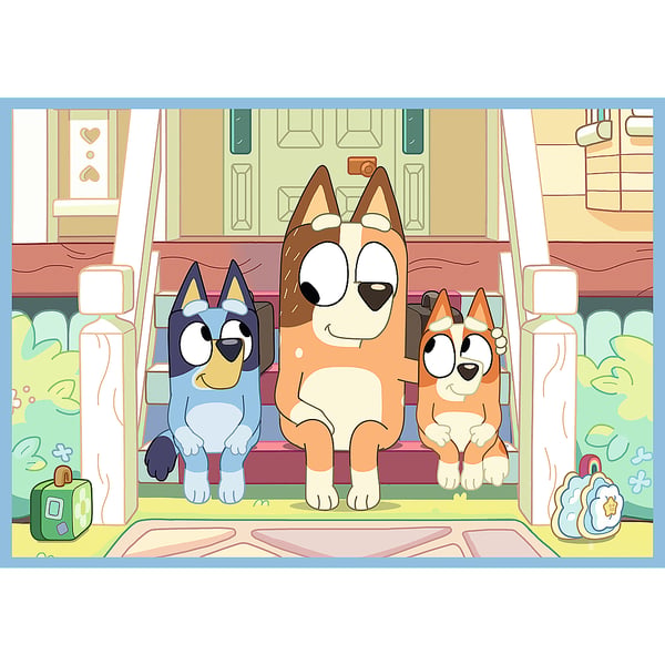 Trefl Bluey and his world Puslespil 12 stk Tegnefilm