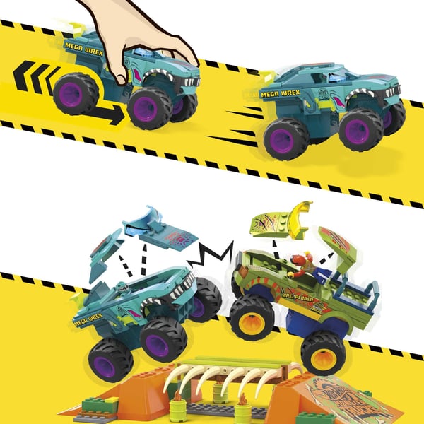 MEGA Hot Wheels Smash 'n Crash -Wrex-knoglestuntbane