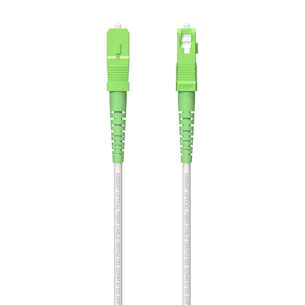 AISENS A152-0616 InfiniBand- ja kuituoptiikkakaapeli 80 m SC Valkoinen