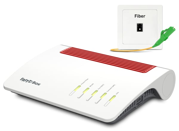 Box 5590 Fiber XGS-PON trådløs router Gigabit Ethernet Dual-band (2,4 GHz / 5 GHz) Hvid