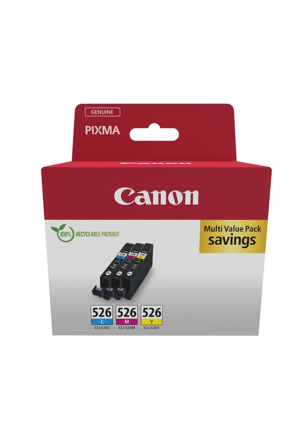 Canon 4541B018 mustekasetti 3 kpl Alkuperäinen Syaani, Magenta, Keltainen
