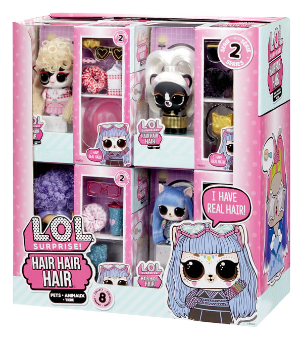 L.O.L. Surprise! Hair Hair Hair Pets Asst in PDQ