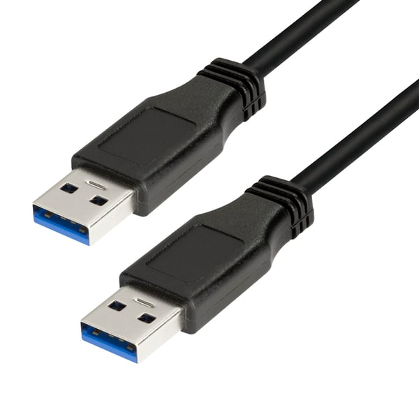 LogiLink CU0039 USB-kabel USB 3.2 Gen 1 (3.1 Gen 1) 2 m USB A 5 Gbit/sek. 4,5 W Sort