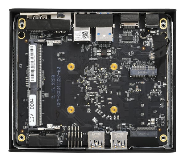 Shuttle Nano PC NE10N 0,6L størrelse PC Sort N100 Intel® SoC