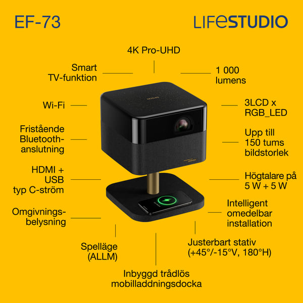 Epson Lifestudio Flex Plus — EF-73 nattsvart