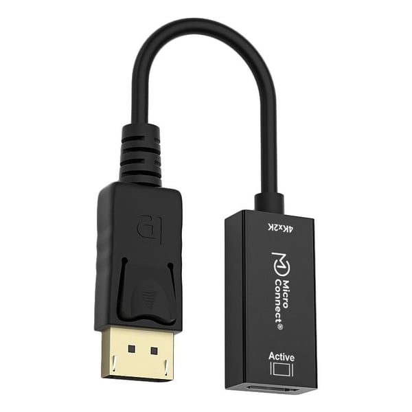 Microconnect DPHDMI3 videokabel adapter 0,15 m DisplayPort HDMI Sort
