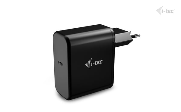 i-tec CHARGER-GAN100W mobiililaitteen laturi Universaali Musta AC Pikalataus Sisätila