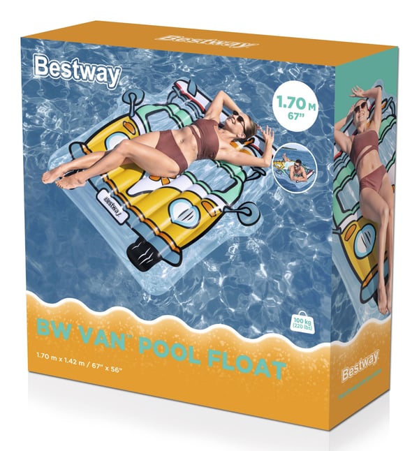 Bestway 43952 pool- och badmadrass Multifärg Mönstrad PVC