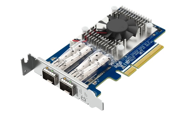 QNAP QXG-25G2SF-E810 nätverkskort Intern Fiber 25000 Mbit/s