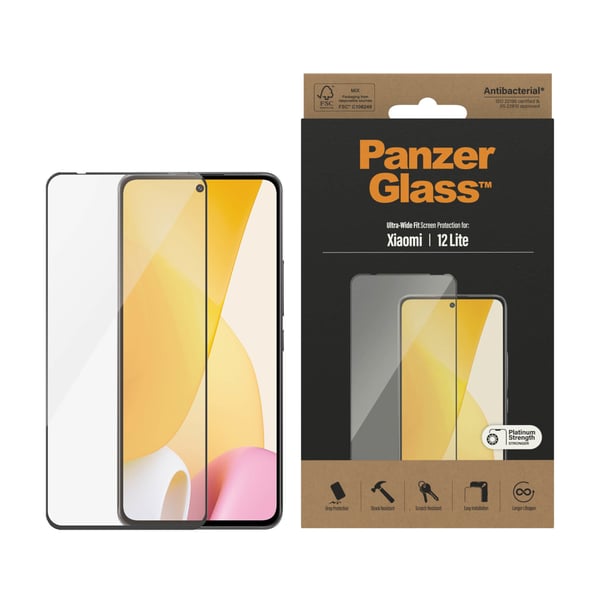 PanzerGlass ® Skærmbeskyttelse Xiaomi 12 Lite | Ultra-Wide Fit